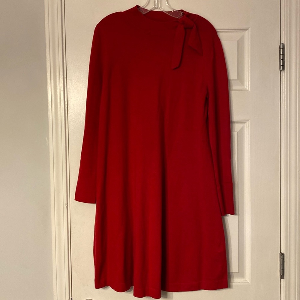 Red Sweater Dress